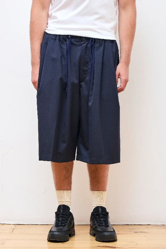 Circular Shorts Navy