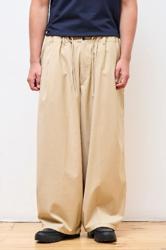 Circular Pants Beige