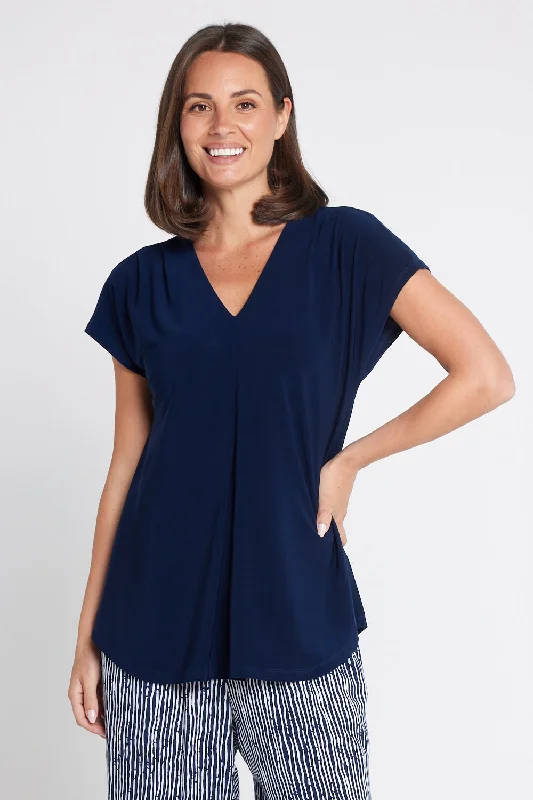 Ashlyn Top - Navy