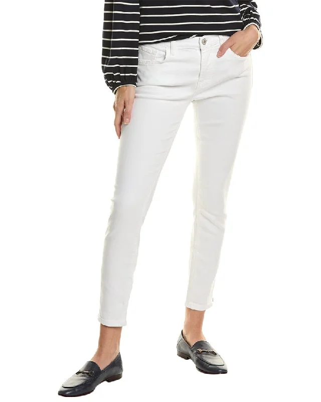 Current/Elliott The Slider Low-Rise Blanc Skinny Jean