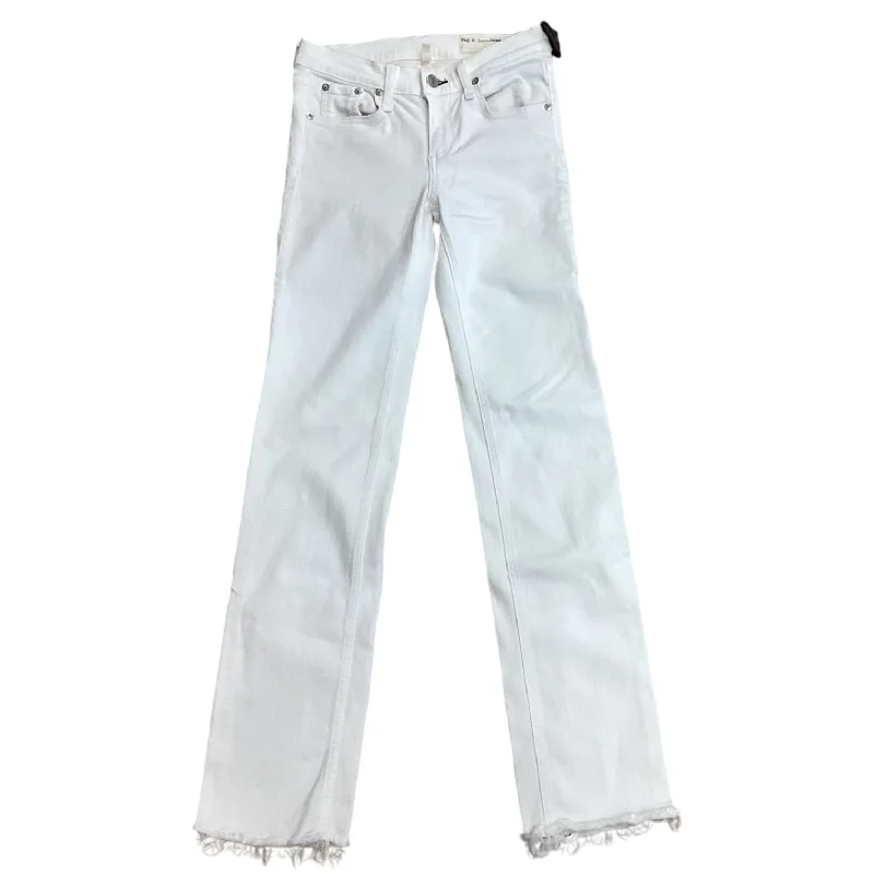 Jeans Jeggings By Rag & Bones Jeans In White, Size: 2