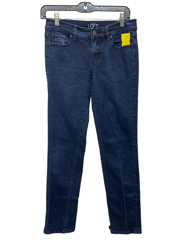 Jeans Skinny By Loft In Blue Denim, Size: 2