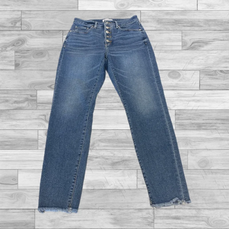 Jeans Skinny By Loft In Blue Denim, Size: 2