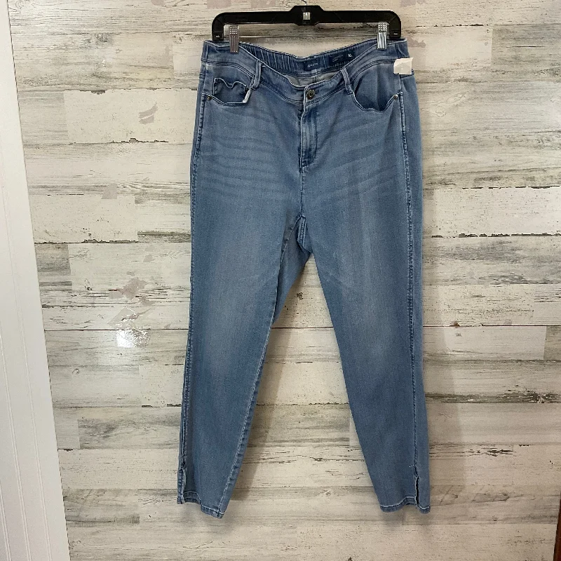 Jeans Straight By J. Jill In Blue Denim, Size: 16