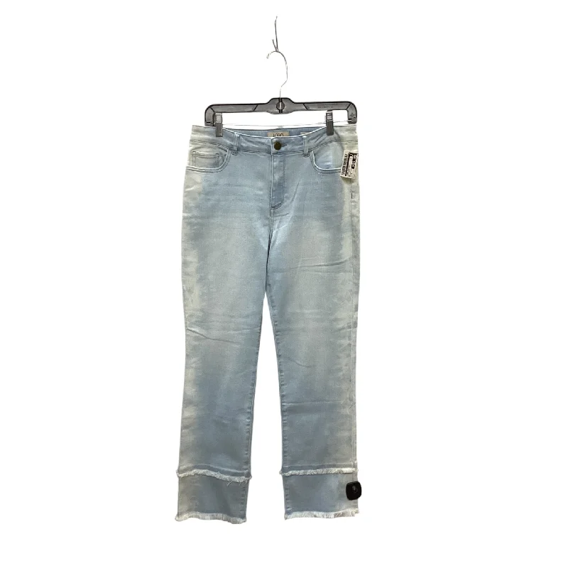 Jeans Straight By Logo In Blue Denim, Size: 8