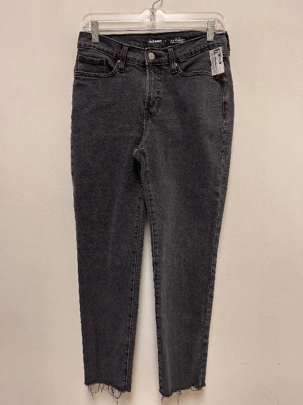 Jeans Straight By Old Navy In Black, Size: 8