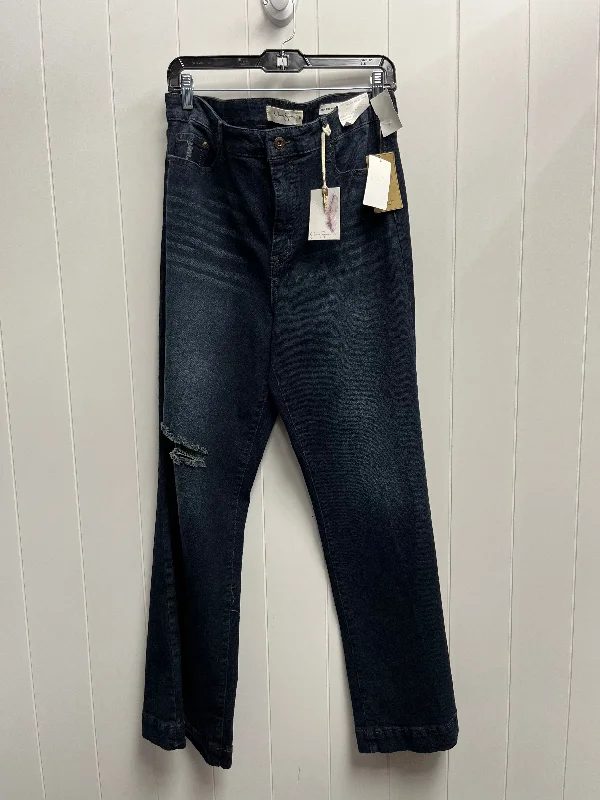 Jeans Wide Leg By Jessica Simpson In Blue Denim, Size: 12