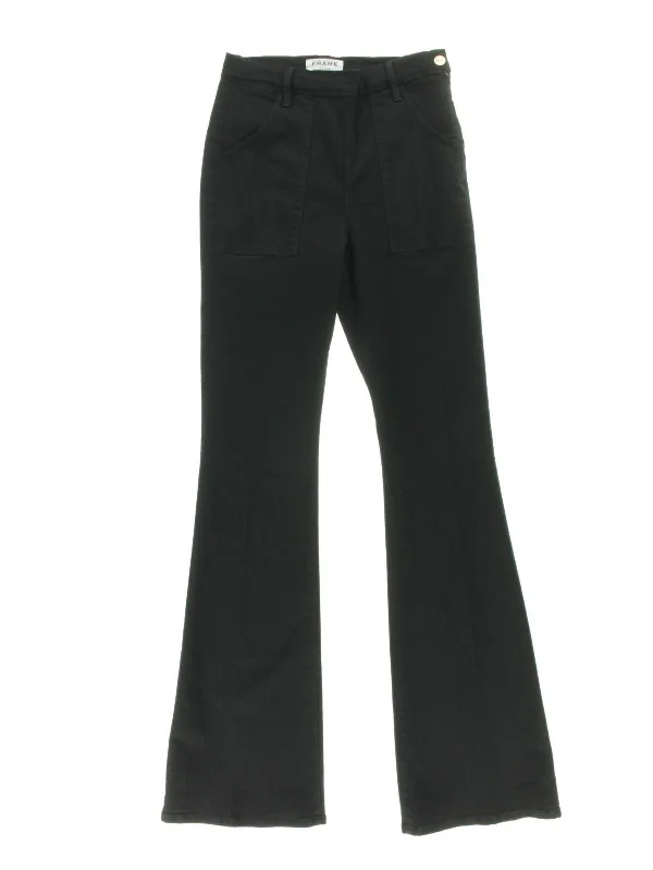 Le Flare de Françoise Womens High Rise Stretch Flare Jeans