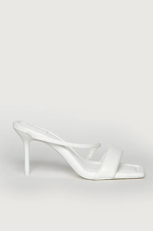 STRAPPY PADDED HEEL