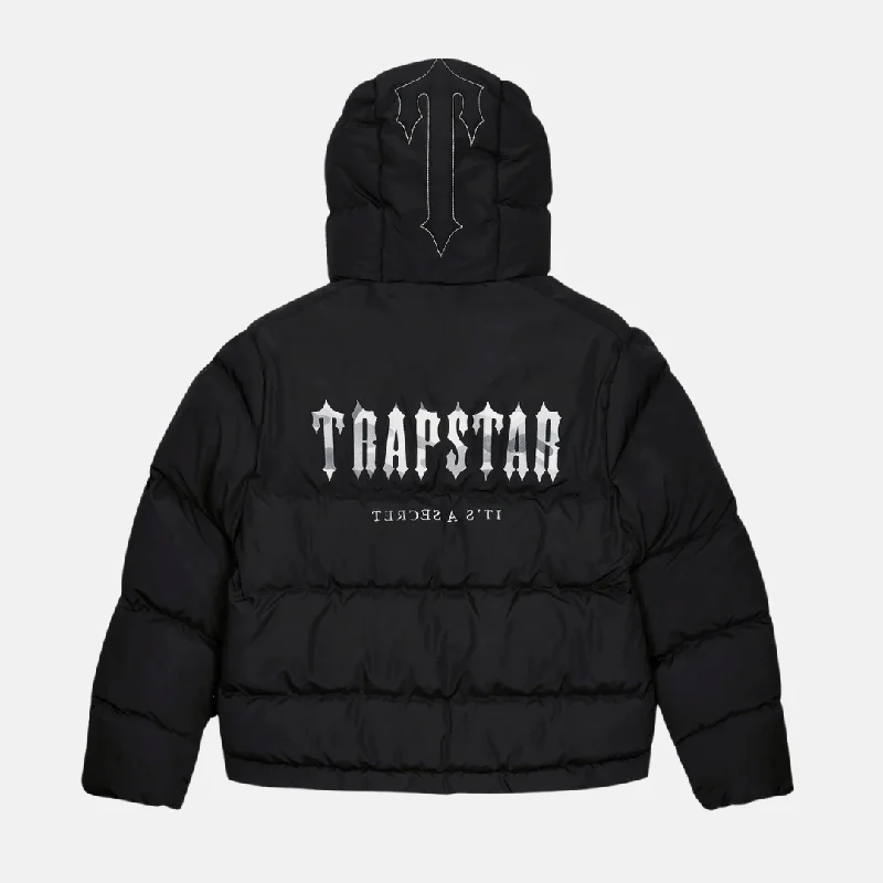 Trapstar Decoded Hooded Puffer 2.0 Jacket - Black/Camo