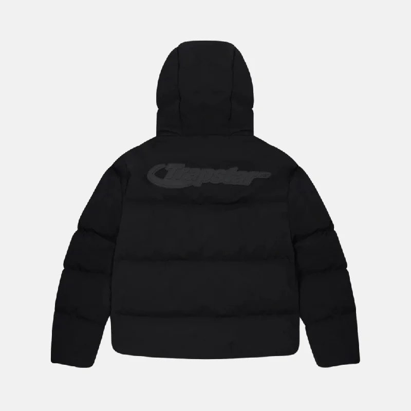 Trapstar Hyperdrive Technical Puffer Jacket - Blackout Edition