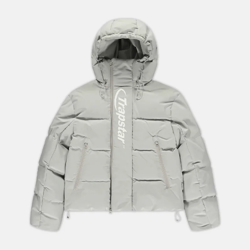 Trapstar Hyperdrive Technical Puffer Jacket - Light Grey