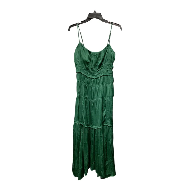 Dress Casual Midi By Anthropologie In Green, Size: 6