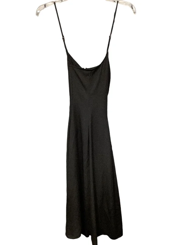 Dress Casual Midi By Banana Republic In Black, Size: 4