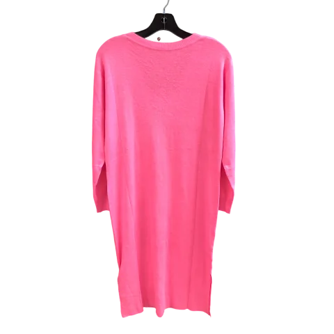 Dress Casual Midi By the drop In Pink, Size: Xs