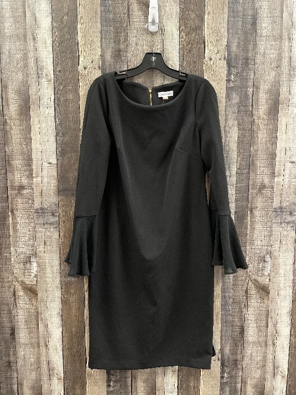 Dress Party Midi By Calvin Klein In Black, Size: L