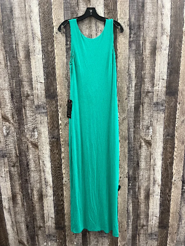 Dress Casual Maxi By Bebe In Green, Size: L