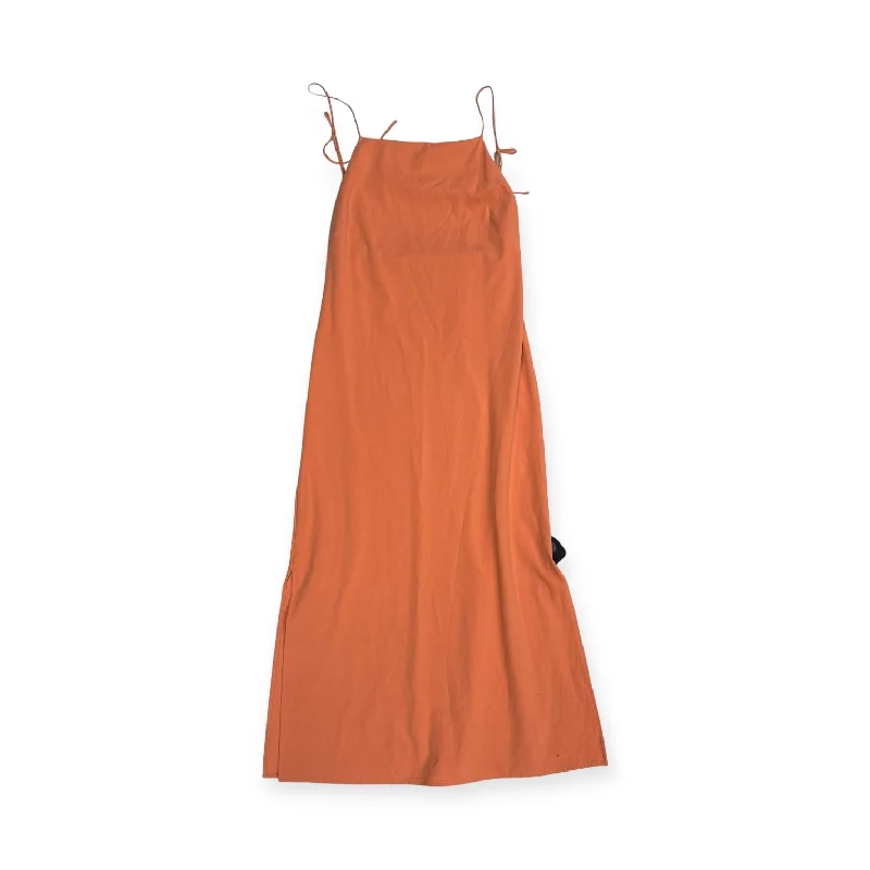 Dress Casual Maxi By Cos In Orange, Size: S