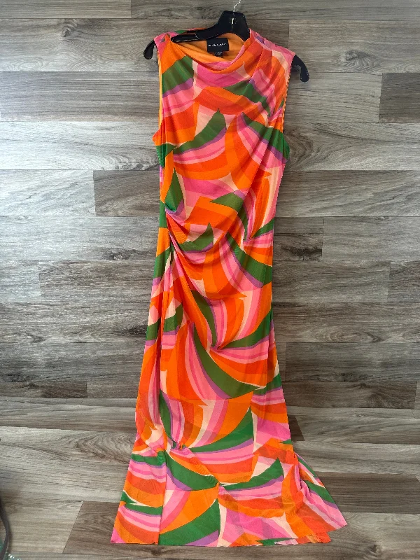 Dress Casual Maxi By Donna Morgan In Orange, Size: M