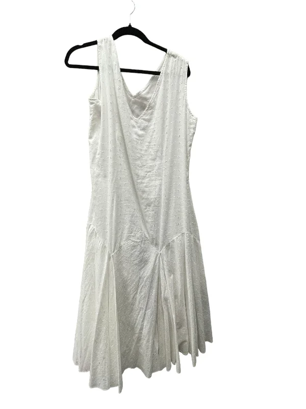 Dress Casual Maxi By Monroe And Main In White, Size: Xl