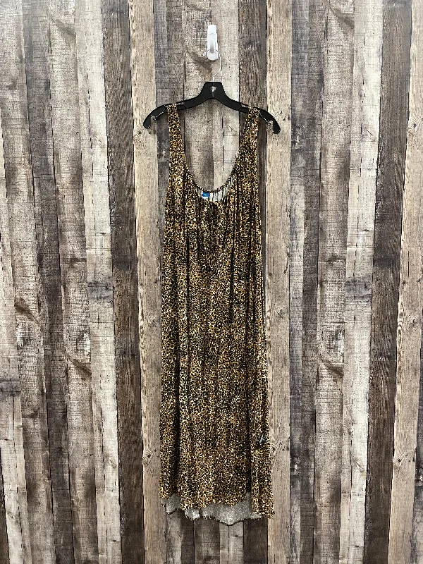 Dress Casual Maxi By Old Navy In Animal Print, Size: Xxl