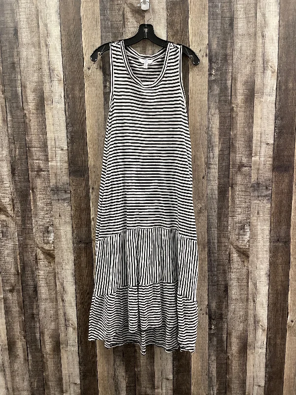 Dress Casual Maxi By Time And Tru In Striped Pattern, Size: M