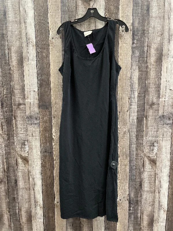 Dress Casual Maxi By Universal Thread In Black, Size: L