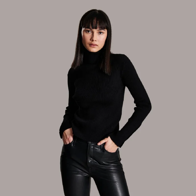 Hadley Turtleneck (Caviar)