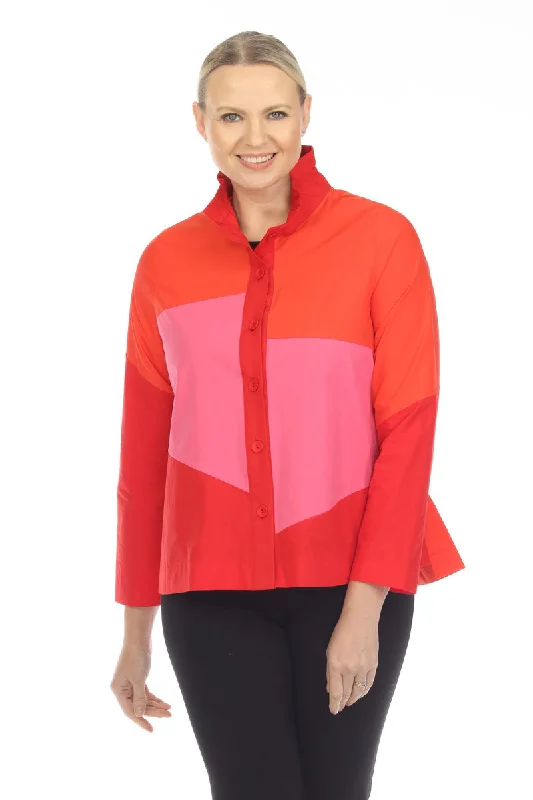 Terra 2 Tone Wire Collar Blouse